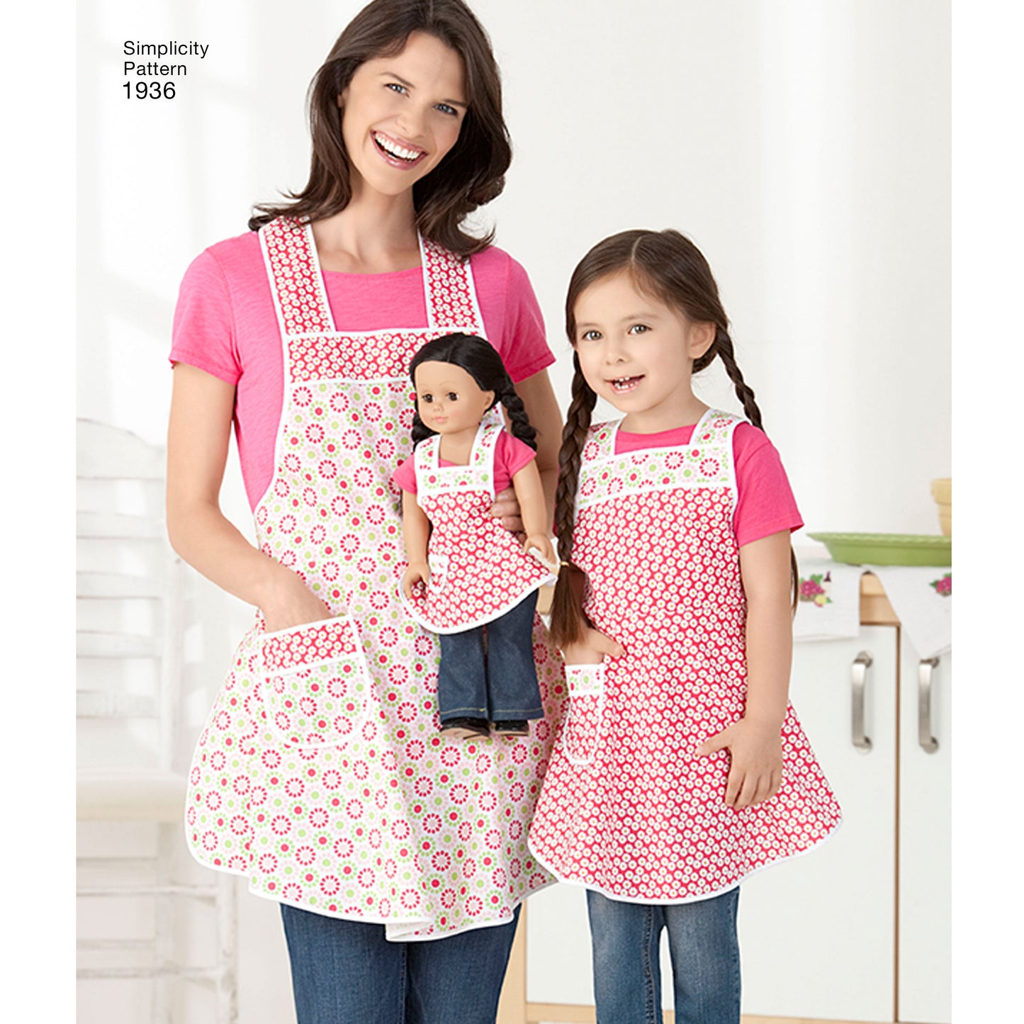 Simplicity Pattern 1936 Child's & Women's Aprons