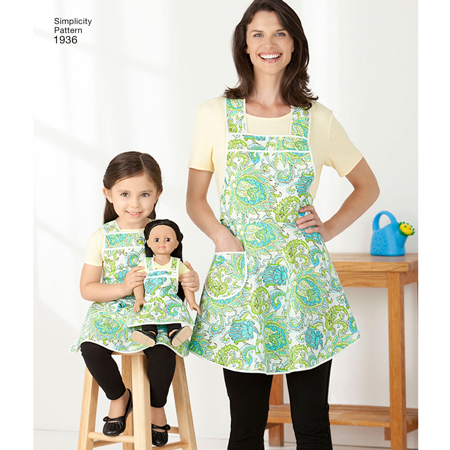 Simplicity Pattern 1936 Child's & Women's Aprons