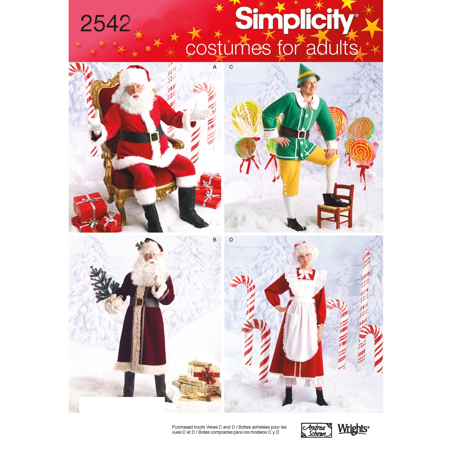 Simplicity Pattern 2542 Adult Costumes