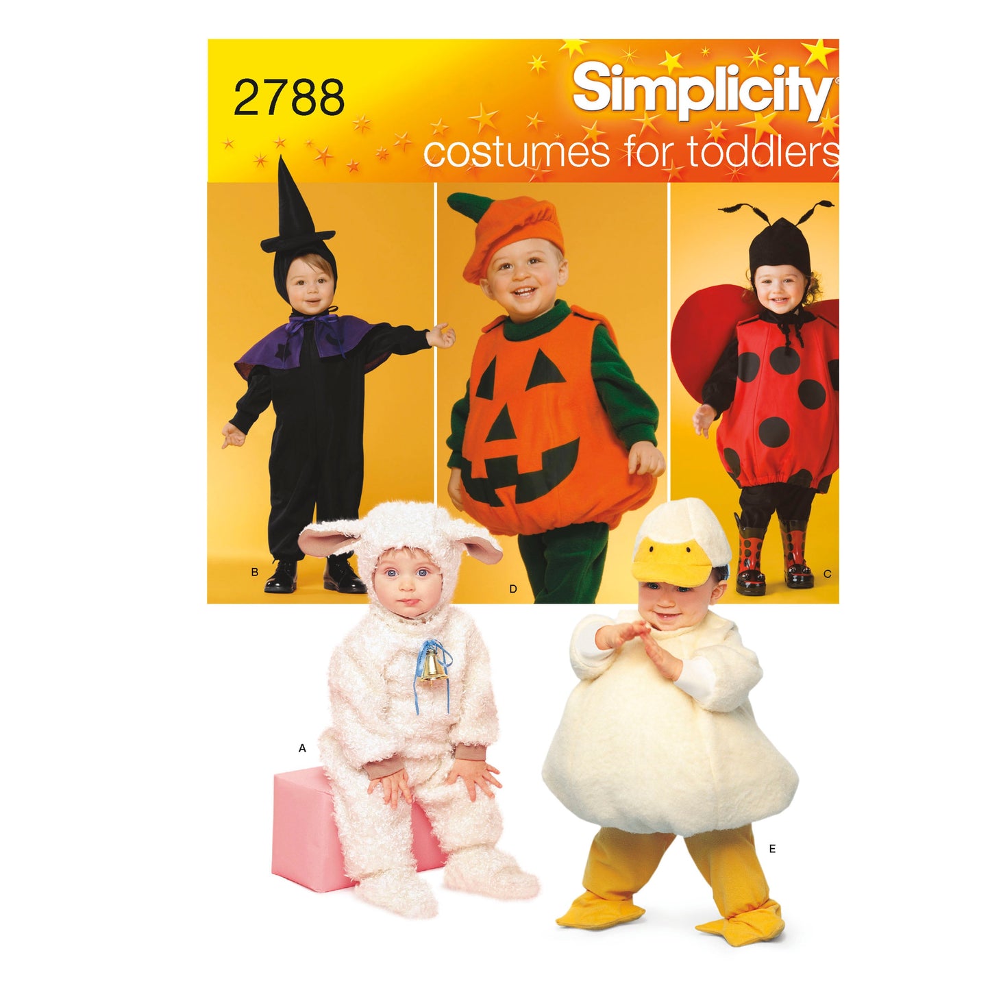 Simplicity Pattern 2788 Toddler Costumes