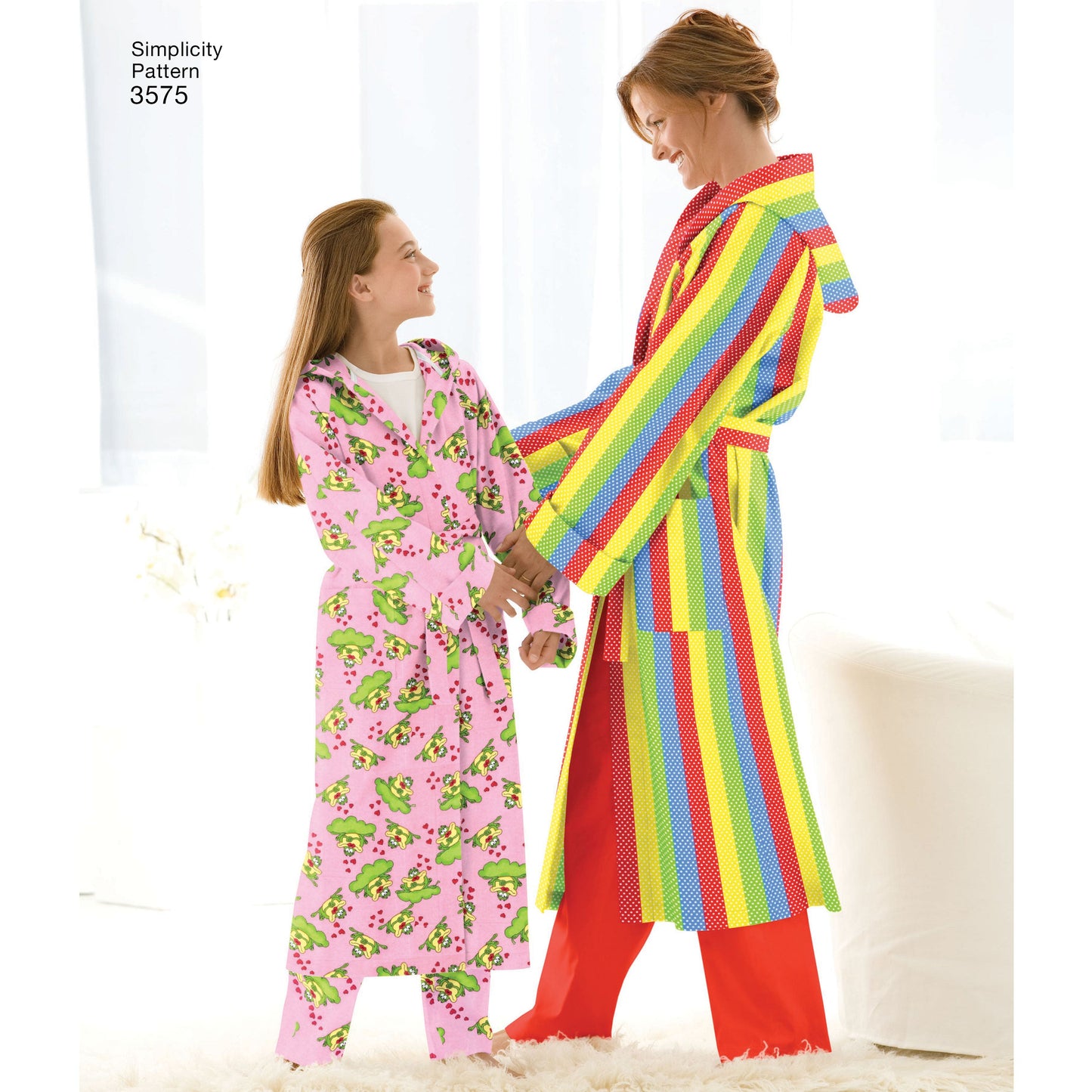 Simplicity Pattern 3575 Women's/Men/Child Sleepwear