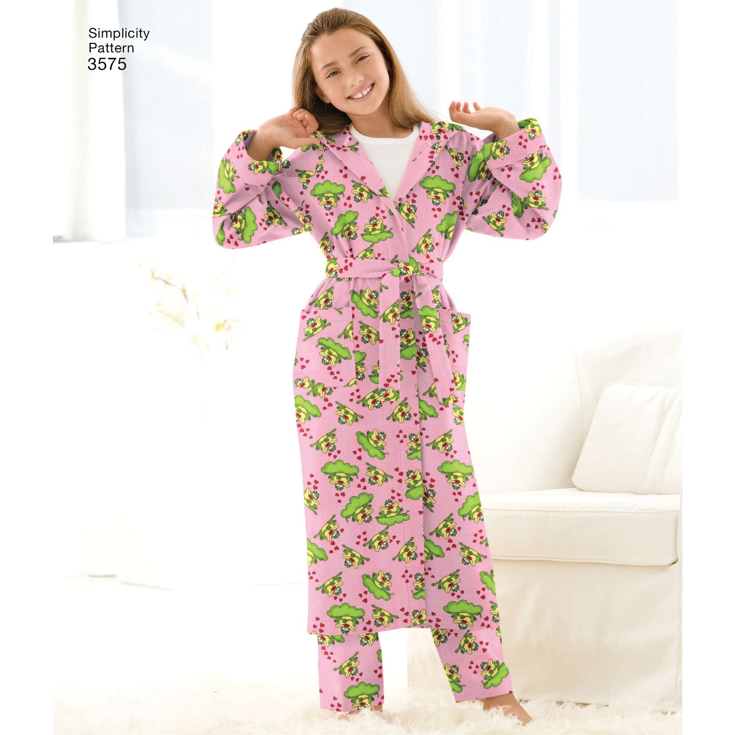 Simplicity Pattern 3575 Women's/Men/Child Sleepwear