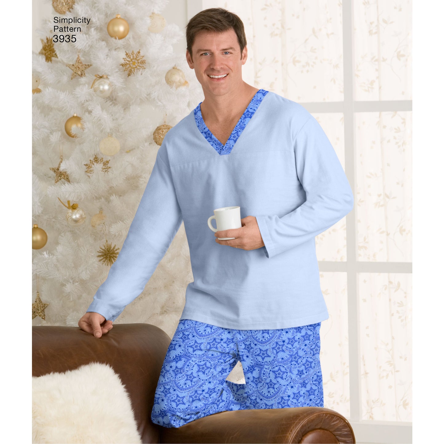 Simplicity Pattern 3935 Women's/Men/Child Sleepwear