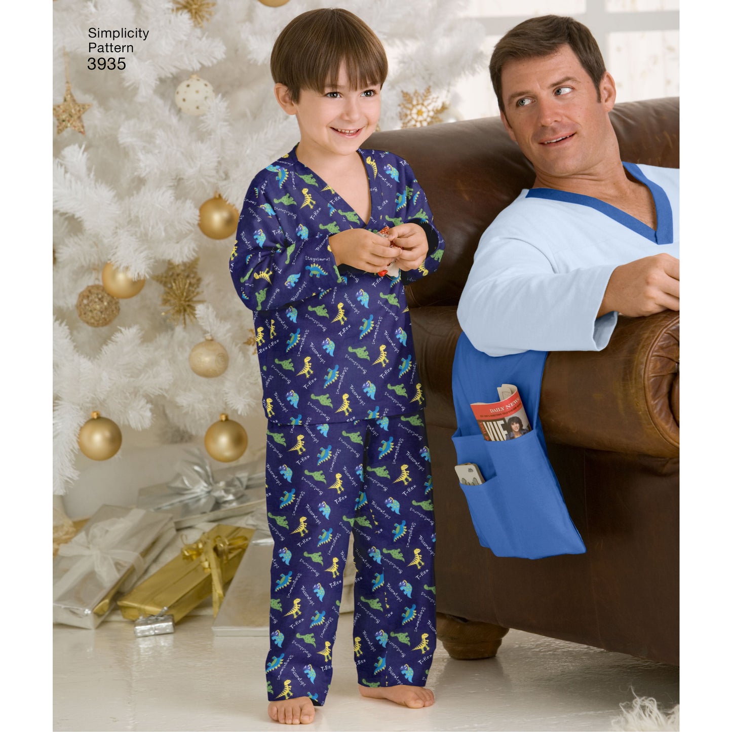 Simplicity Pattern 3935 Women's/Men/Child Sleepwear