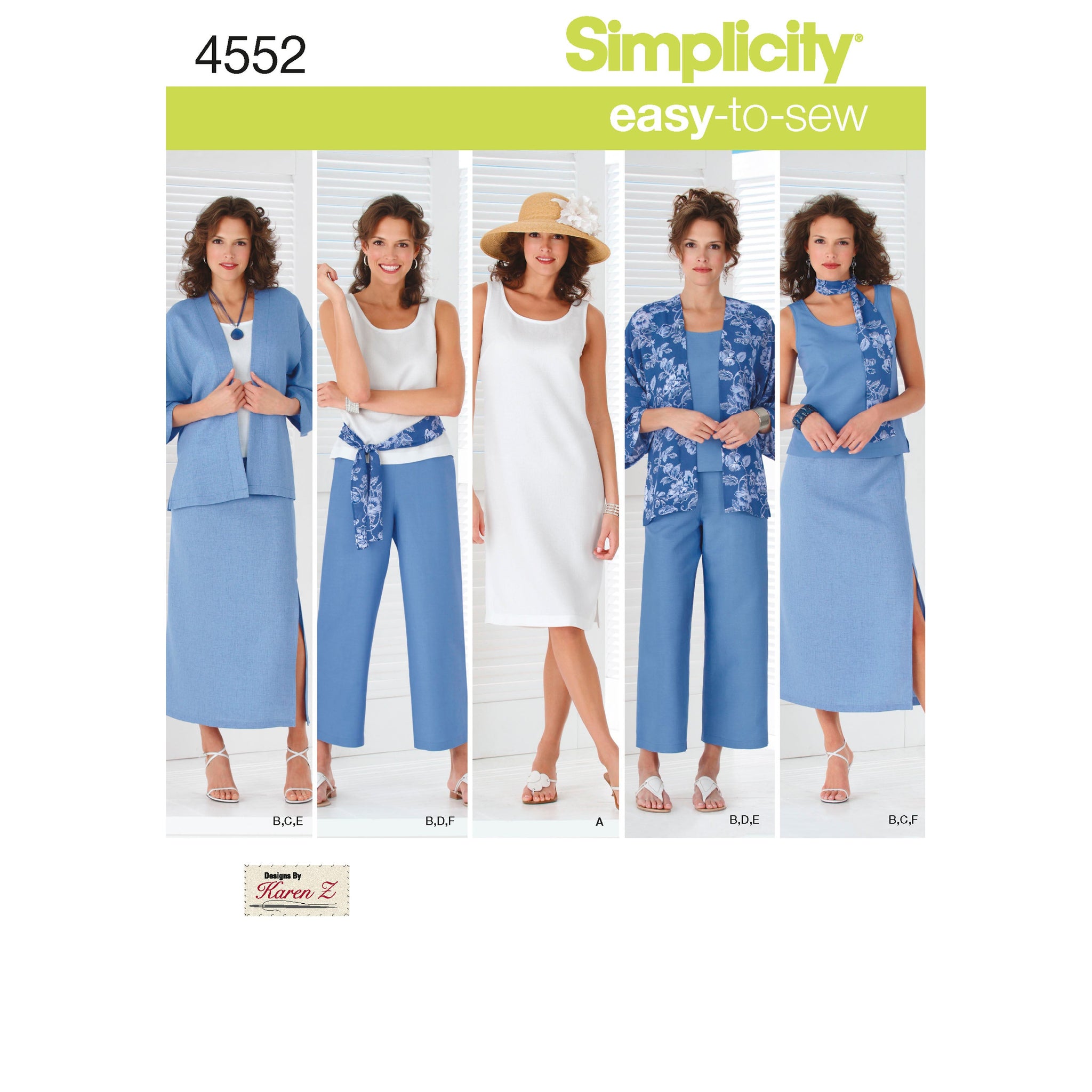 S2917, Simplicity Sewing Pattern Misses' & Plus Size Dresses