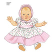 Simplicity Pattern 4707 Doll Clothes