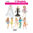 Simplicity Pattern 4719 OS Doll Clothes