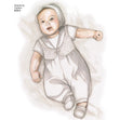 Simplicity Pattern 8024 Babies' Christening Sets with Bonnets