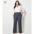 Simplicity Pattern 8056 Amazing Fit Women's and Plus Size Flared Trousers or Shorts