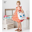 Simplicity Pattern 8102 Child's Easy-to-Sew Sundress and Kitty Tote