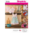 Simplicity Pattern 8109 OS Towel Dresses, Pot Holders and Oven Mitts