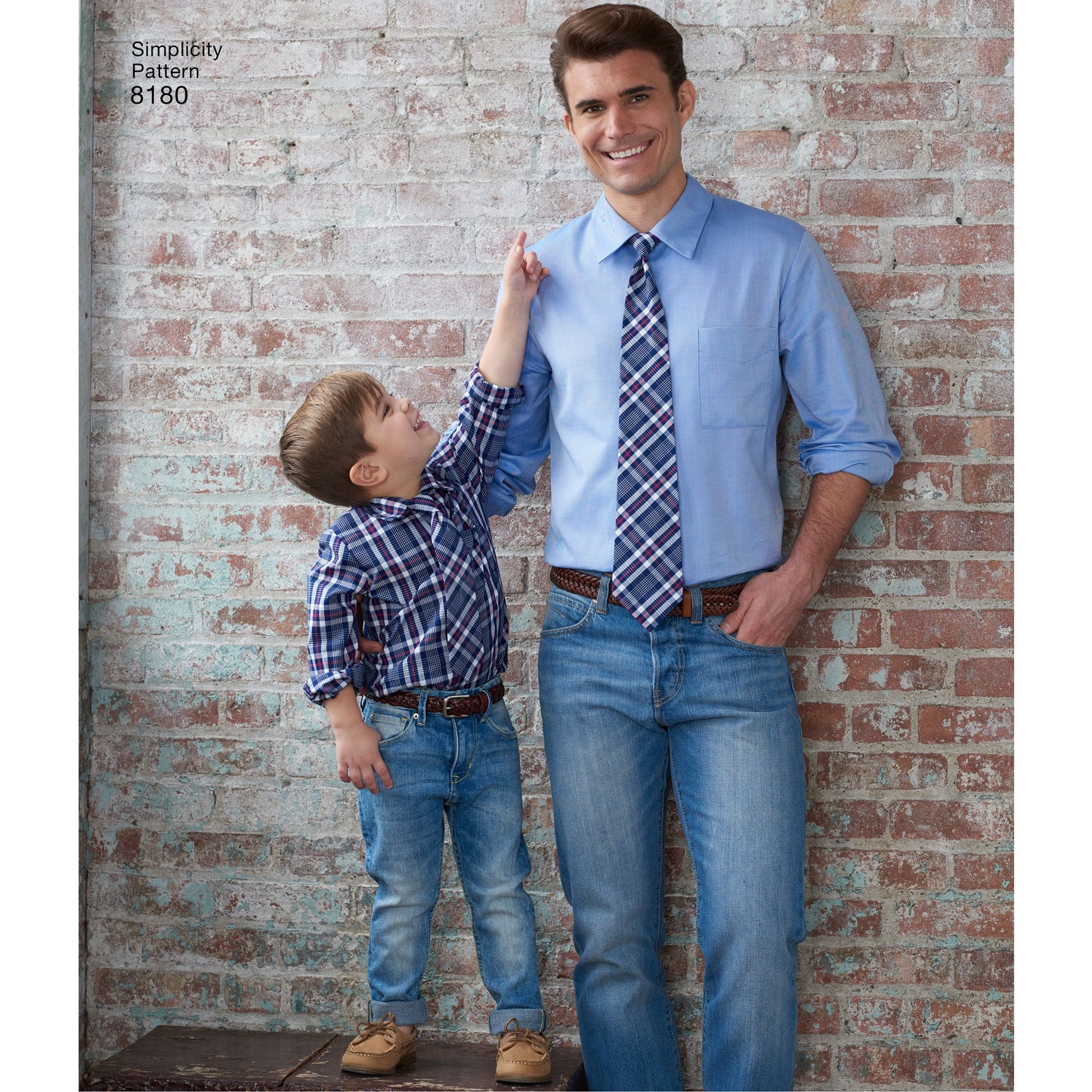 Simplicity Pattern 8180 Boys' and Men's Shirt, Boxer Shorts and Tie