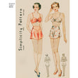 Simplicity Pattern 8510 D5 Misses' Vintage Brassiere and Tap Panties SEWING  PATTERN, Size 4-12 : : Home