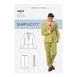 Simplicity Pattern 8528 Men's Costume uit
