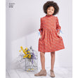 Simplicity Pattern 8708 Child's and Girls' Dress with Sleeve Variations