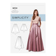 Simplicity Pattern 8743 Misses' Pleated Skirts