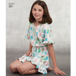 Simplicity Pattern 8801 Girls and Misses  Knit Jumpsuit Romper