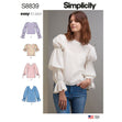 Simplicity Pattern 8839 Misses' Pullover Tunic or Tops