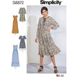 Simplicity Pattern 8872 Misses' Pullover Dress
