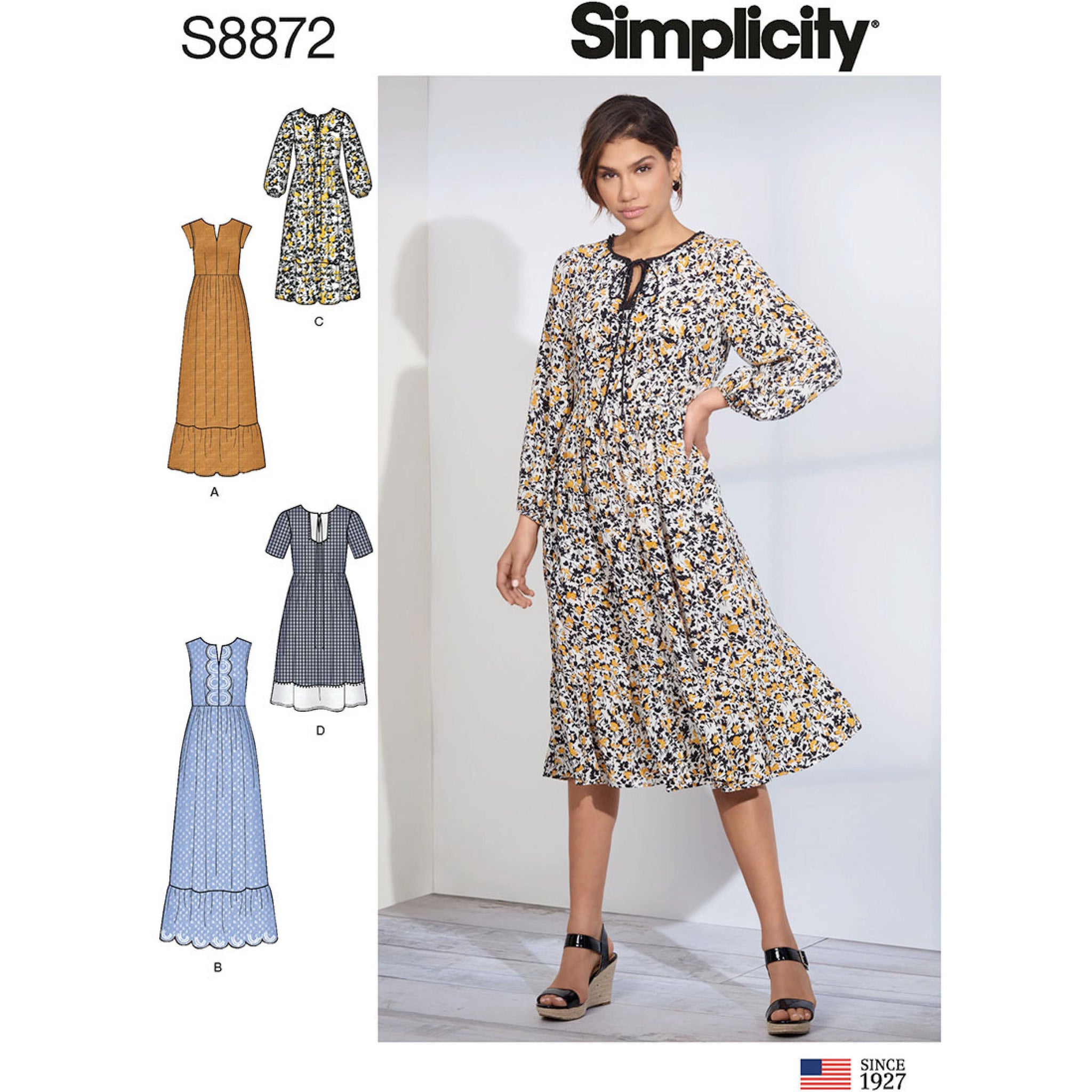 Simplicity Pattern 8872 Misses' Pullover Dress – Lincraft New Zealand