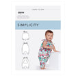 Simplicity Pattern 8894 Babies' Knit Romper