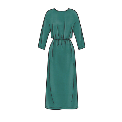 Simplicity Pattern 9010 Misses' Dresses with Length Variation