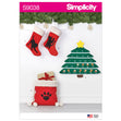Simplicity Pattern 9038 Holiday Countdown Calendar & Accessories
