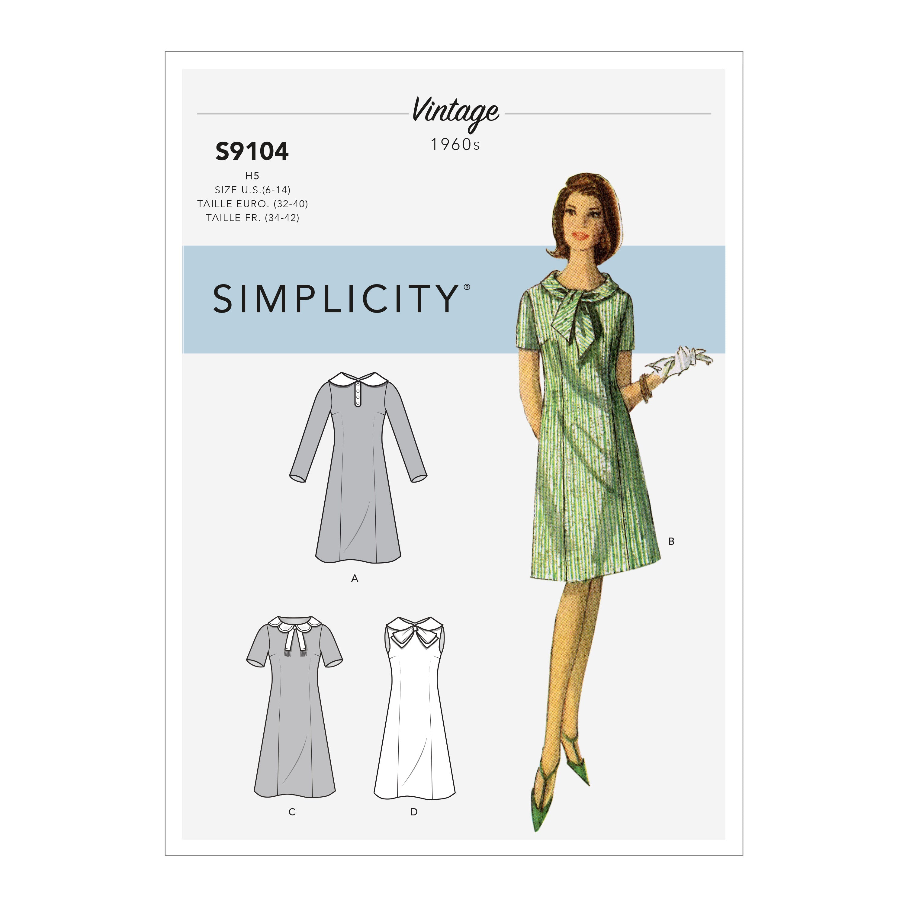 Simplicity Pattern 8910 Misses' Dress – Lincraft