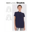 Simplicity Pattern 9231 Misses' Blouses
