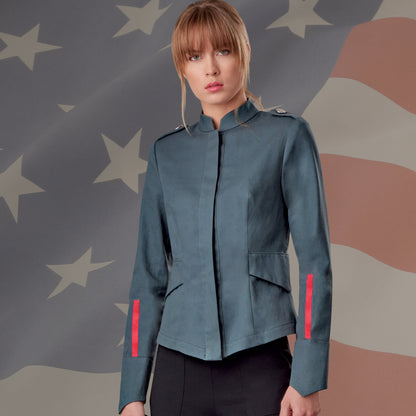 Simplicity Pattern 9249 Misses' Jacket, Pants, Cropped Hooded Tabard, Mask