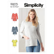 Simplicity Pattern 9275 Misses' Knit Tops In Two Lengths