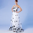 Simplicity Pattern 9289 Misses' Strapless Dress, Detachable Train & Belt