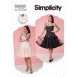 Simplicity Pattern 9293 Misses' Full Slip & Petticoat