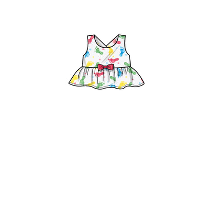 Simplicity Pattern 9319 Toddlers' Criss-Cross Top, Dresses, Rompers and Panties