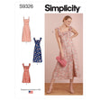 Simplicity Pattern 9326 Misses' Dresses