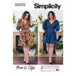 Simplicity Pattern 9329 Misses' Dress in Two Lengths
