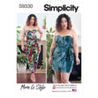 Simplicity Pattern 9330 Misses' Strapless Jumpsuit and Mini Dress