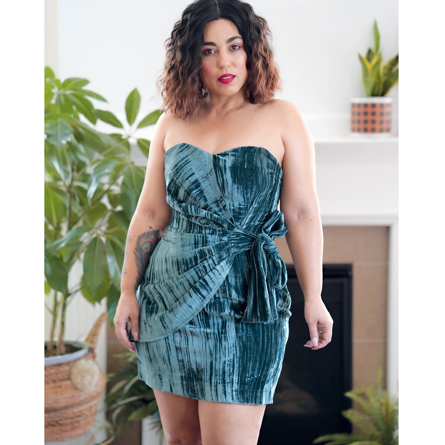 Simplicity Pattern 9330 Misses' Strapless Jumpsuit and Mini Dress