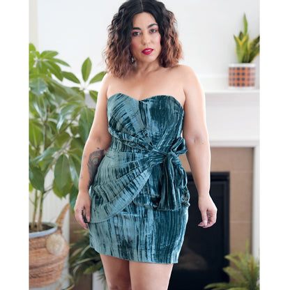 Simplicity Pattern 9330 Misses' Strapless Jumpsuit and Mini Dress