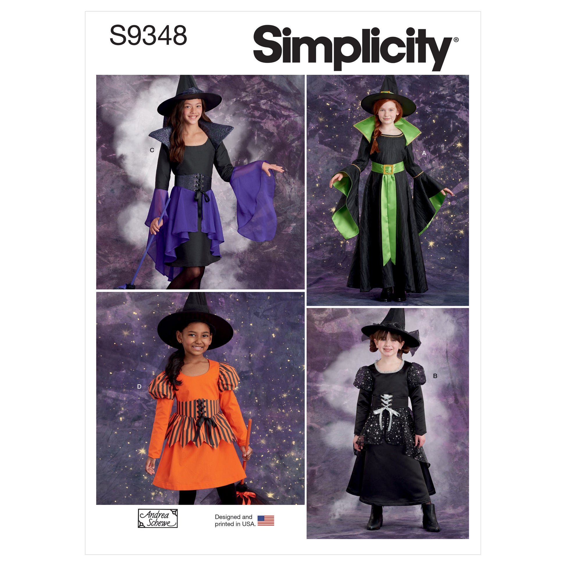 Simplicity SS9348 Child & Girl Costumes