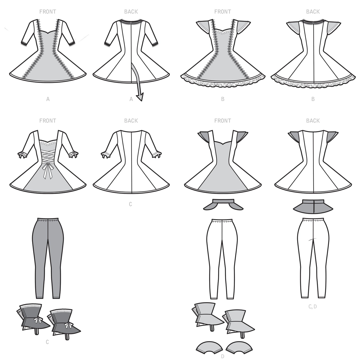 Simplicity SS9349 Misses' Costumes