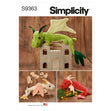 Simplicity SS9363 Plush Dragons