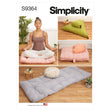 Simplicity SS9364 Meditation Cushions