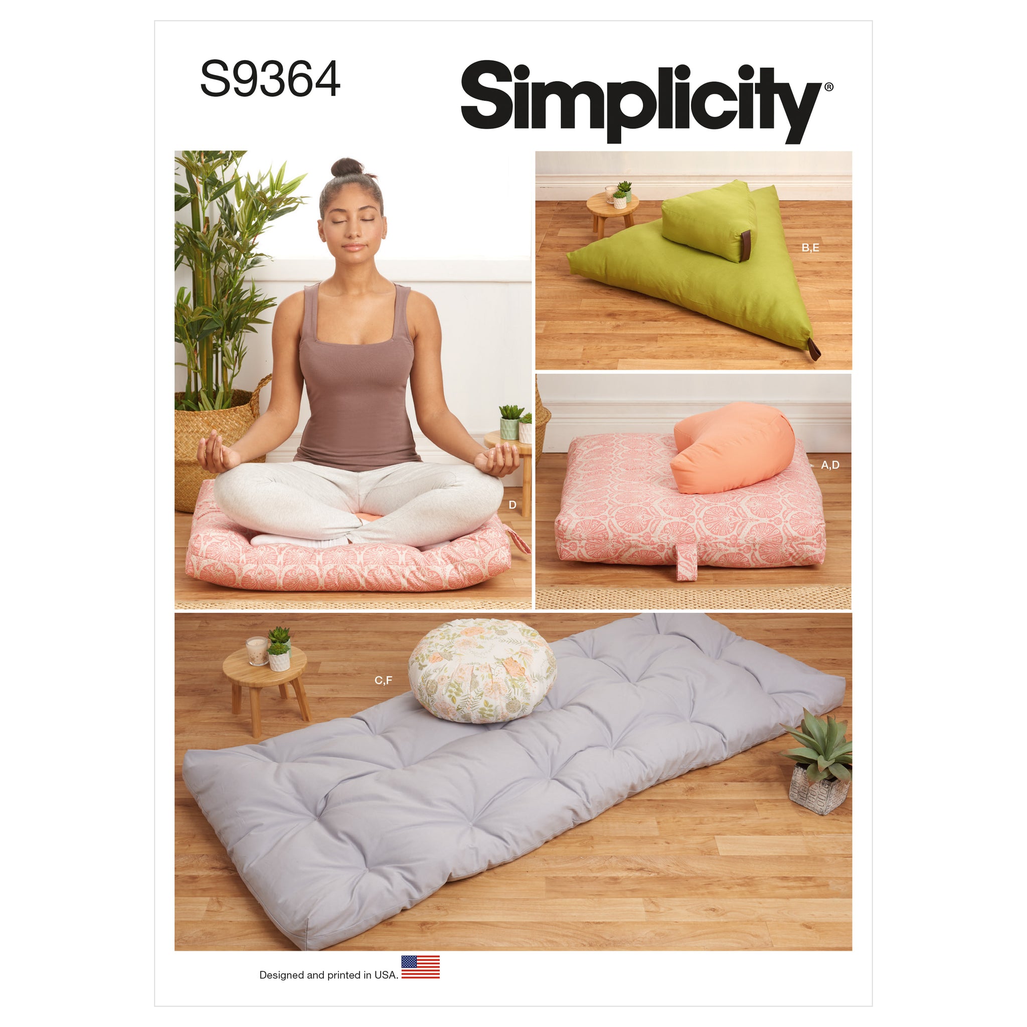 Simplicity Accessories 9364 - Meditation Cushions
