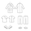 Simplicity Pattern 9367 18" Doll Clothes