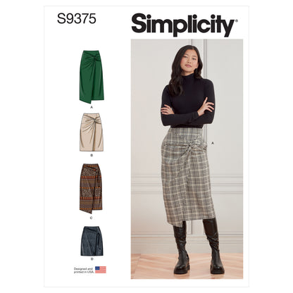 Simplicity SS9375 Misses' Skirts