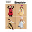 Simplicity SS9392 Child Jumper Hat & Mask