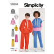 Simplicity SS9394 Boy/Girl Hoodie Print & Top