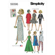 Simplicity SS9396 Vintage Doll Clothes