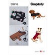 Simplicity SS9416 Dog Coats